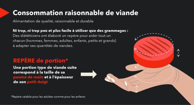 Consommation raisonnable de viande Puigrenier