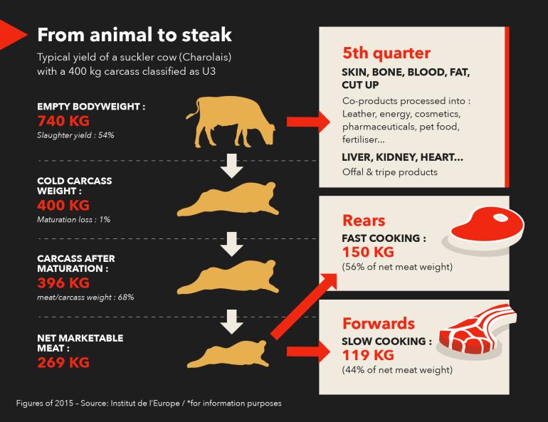 From animal to steak